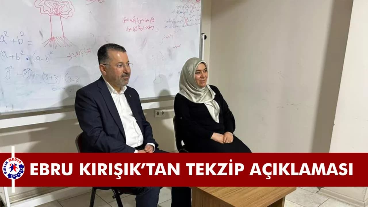 Rektör eşi Ebru Kırışık'tan açıklama: "Yasal süreçler tarafımca başlatılmıştır"
