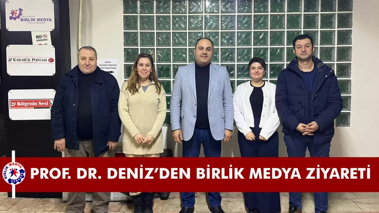Prof. Dr. Taşkın Deniz’den Birlik Medya’ya ziyaret