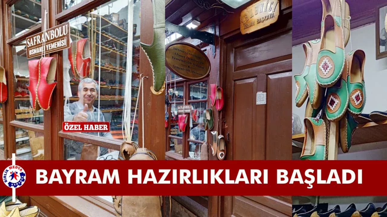 Safranbolu'da Esnaflar Bayram Hazırlığında!