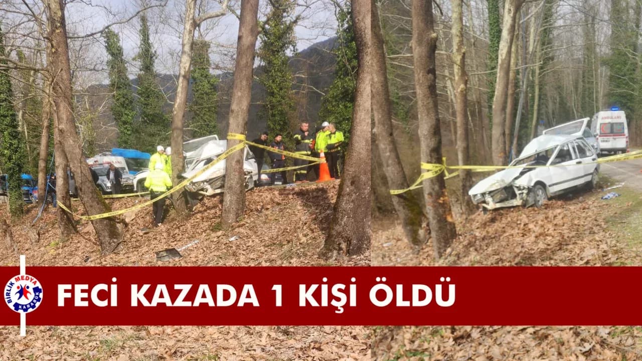 Karabük-Bartın Yolunda Feci Kaza: 1 Ölü, 2 Yaralı