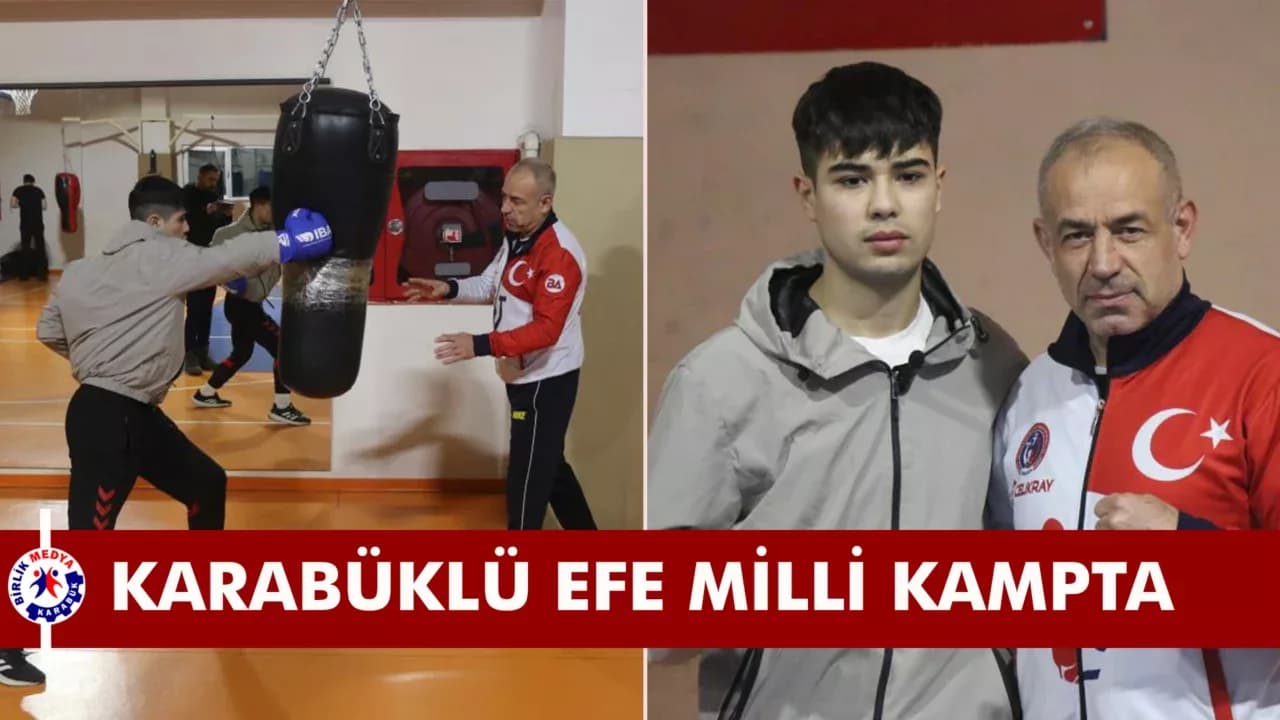 Milli Takım kampına davet edilen Efe'nin hedefi olimpiyatlar