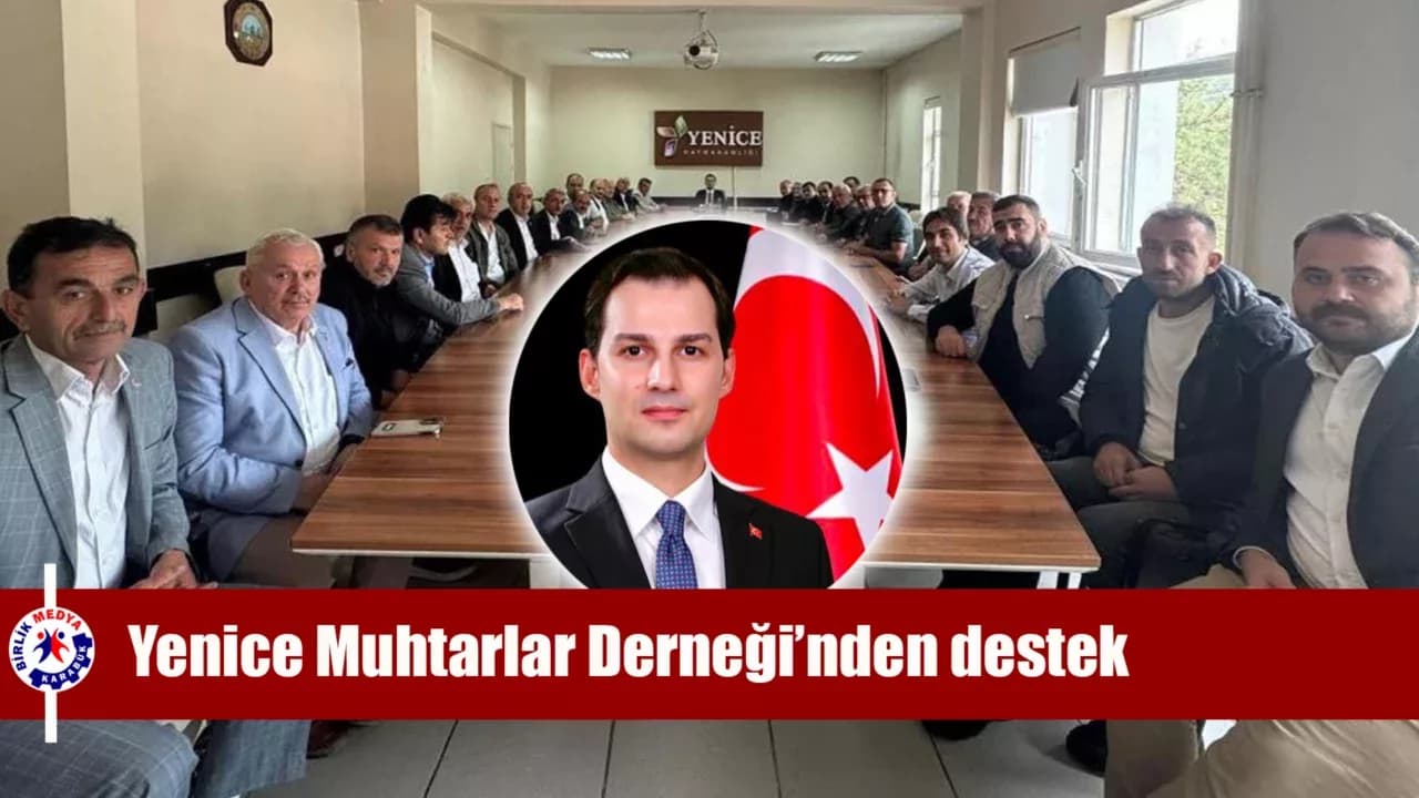 Yenice Muhtarlar Derneği’nden Kaymakam’a destek açıklaması
