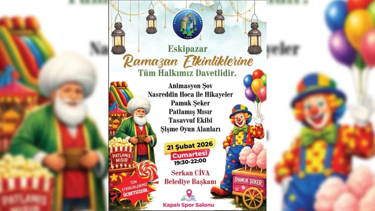 Eskipazar Belediyesi’nden Ramazan Etkinliklerine Davet