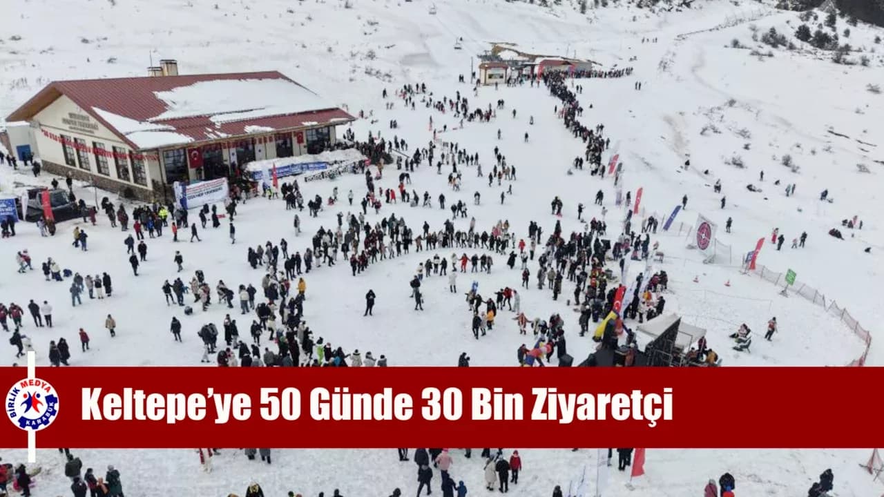 Keltepe Kayak Merkezinde kayak sezonu 50 gün sürdü