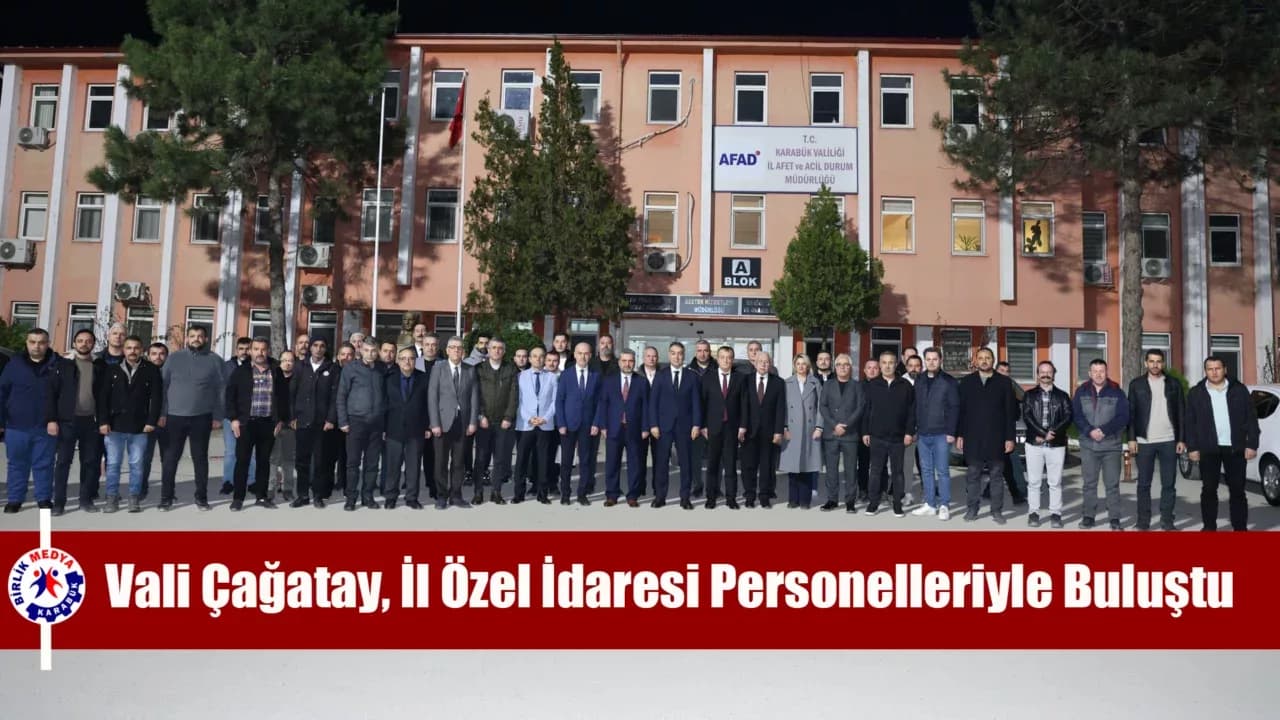 Oktay Çağatay, İl Özel İdaresi Personeliyle İftarda Buluştu