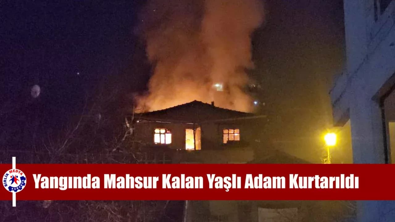 Karabük’te 3 katlı binada yangın