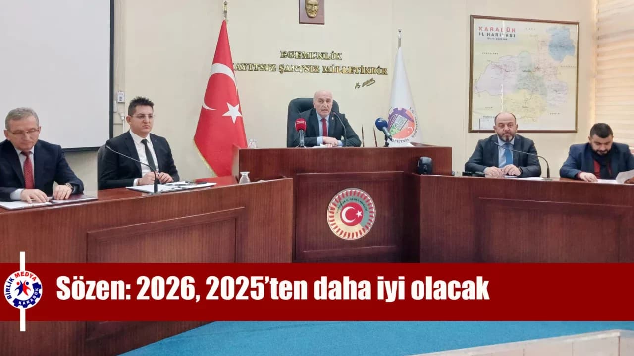 SÖZEN: 2026, 2025’TEN DAHA İYİ OLACAK