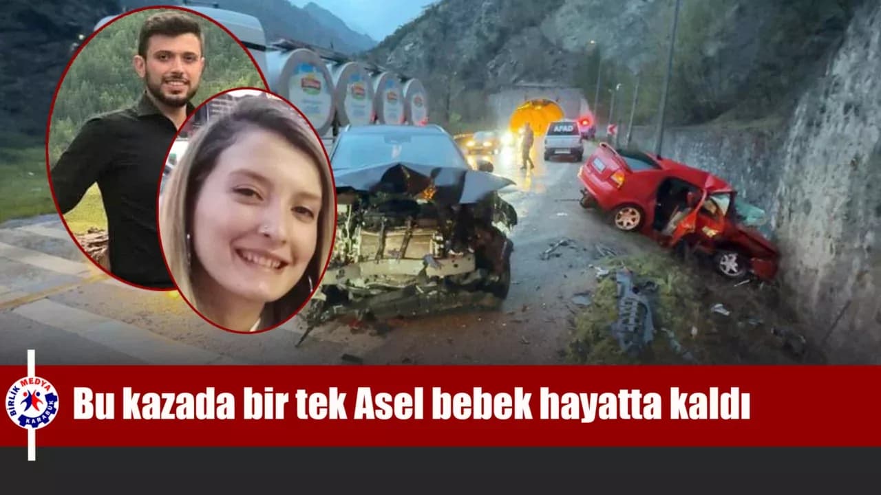 Karabük'te iki otomobilin çarpıştığı kazada ölenlerin sayısı 2'ye yükseldi