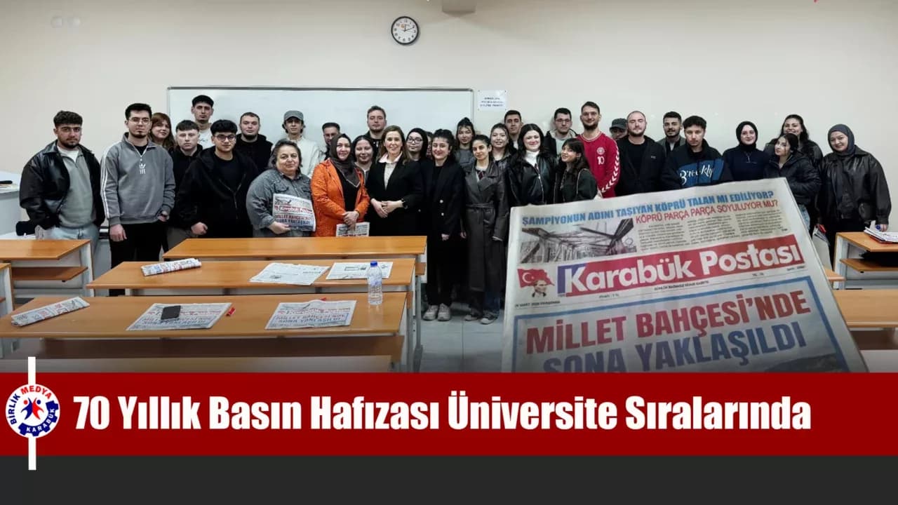 Karabük Postası KBÜ’de Öğrencilerle Buluştu