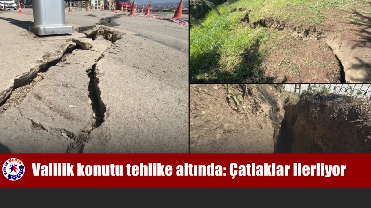 Karabük'te Valilik konutu tehlike altında: Çatlaklar ilerliyor