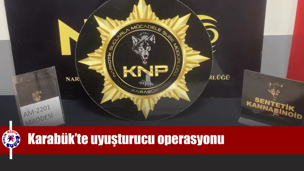 Karabük’te uyuşturucu operasyonu: 5 tutuklama