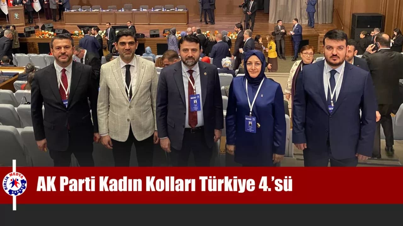 AK Parti Karabük İl Kadın Kolları Türkiye 4’üncüsü oldu