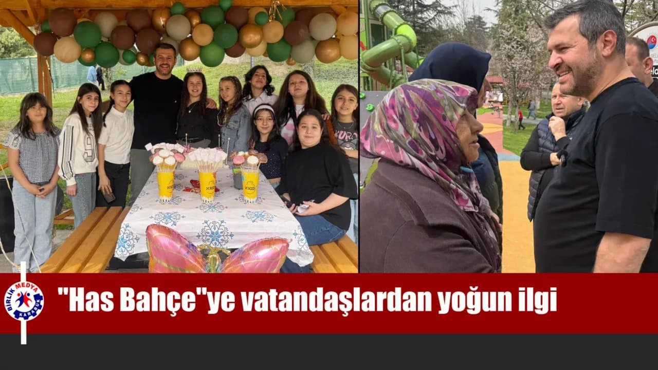 Karabük "Has Bahçe"ye vatandaşlardan yoğun ilgi