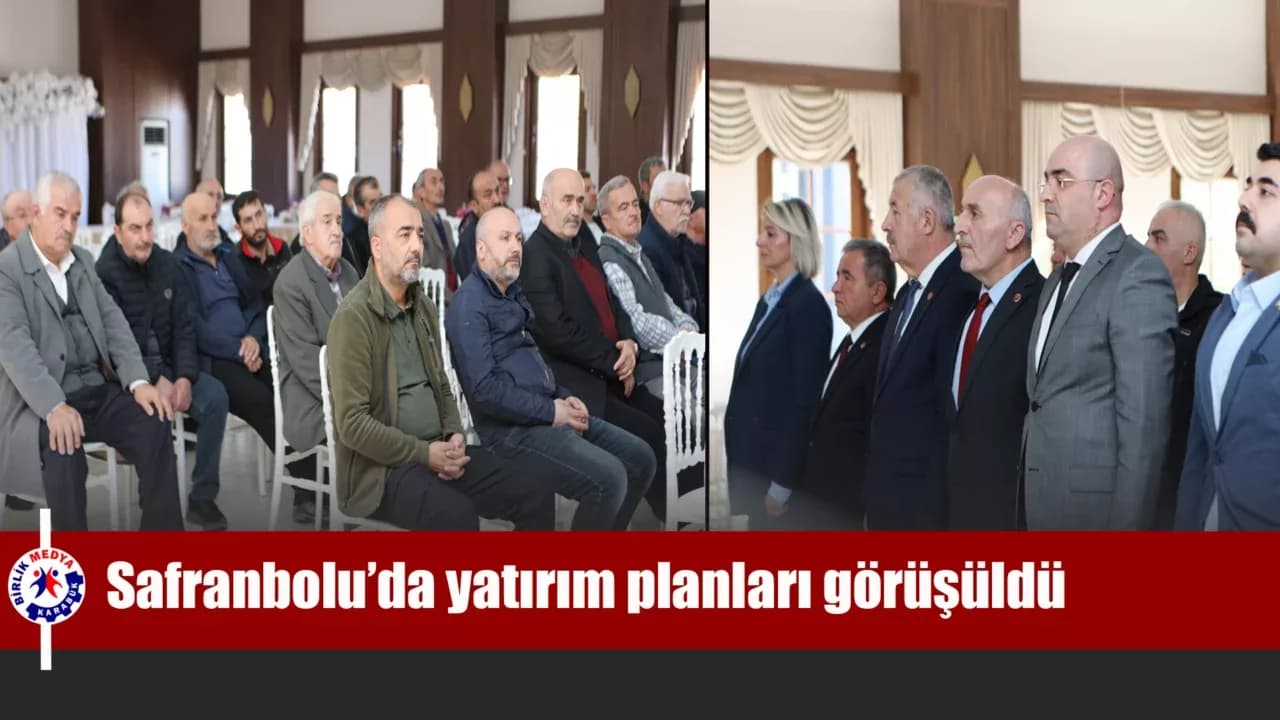 Safranbolu’da köylerin 2026 yılı yatırım planları görüşüldü