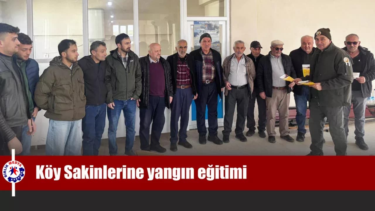 Vatandaşlara Orman yangınlarına karşı eğitim