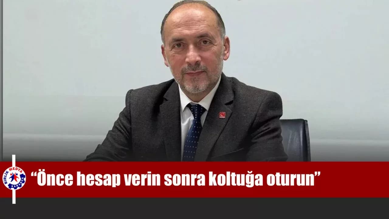 Gündoğdu: “Önce hesap verin sonra koltuğa oturun”