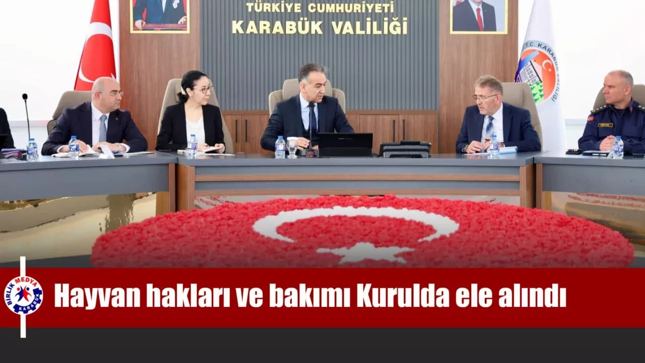Hayvan hakları ve bakımı Kurulda ele alındı