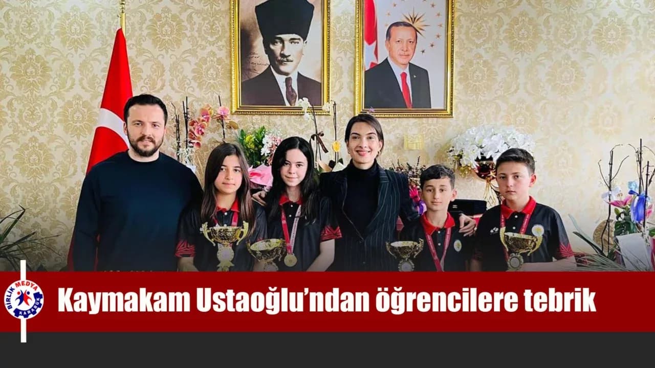 Eskipazar Kaymakamı Ustaoğlu’ndan öğrencilere tebrik