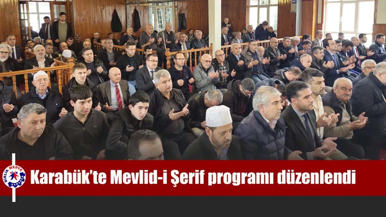 3 Nisan Etkinlikleri Kapsamında Mevlid-i Şerif programı düzenlendi