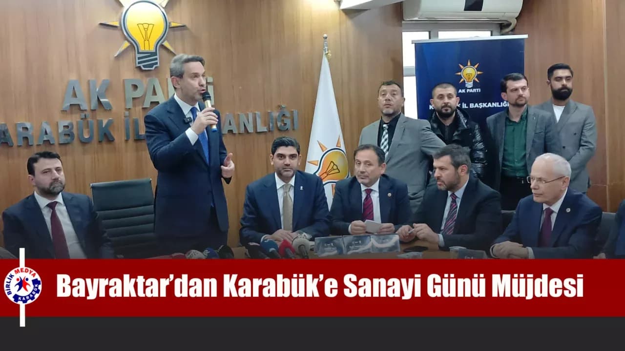Bakan Bayraktar'dan Karabük'te müjde: "3 Nisan'ı sanayi günü ilan etme hedefimiz var"