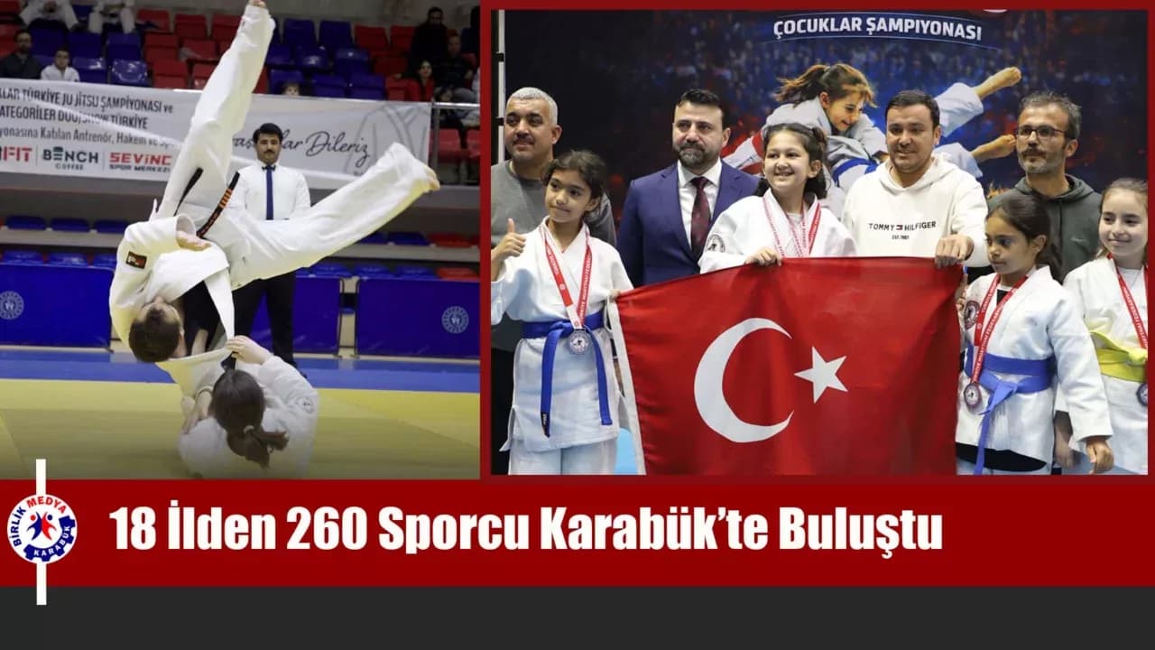 Türkiye Ju Jitsu Çocuklar Şampiyonası Karabük’te Sürüyor