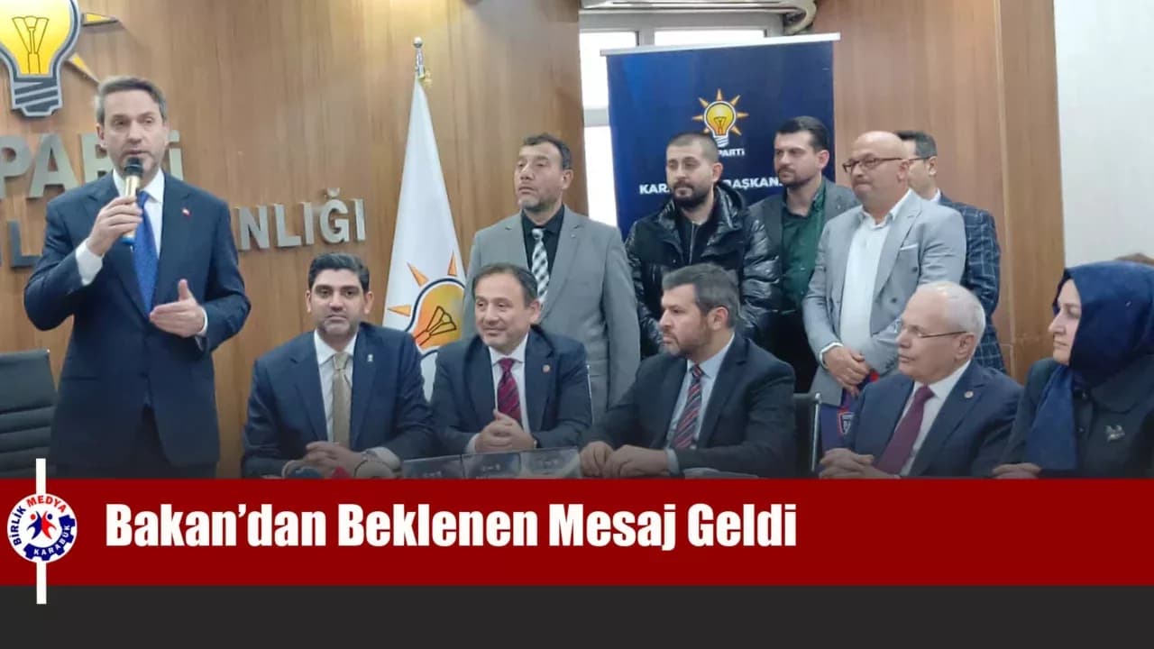Bakan Karabük'e Beklenen Mesajı Verdi