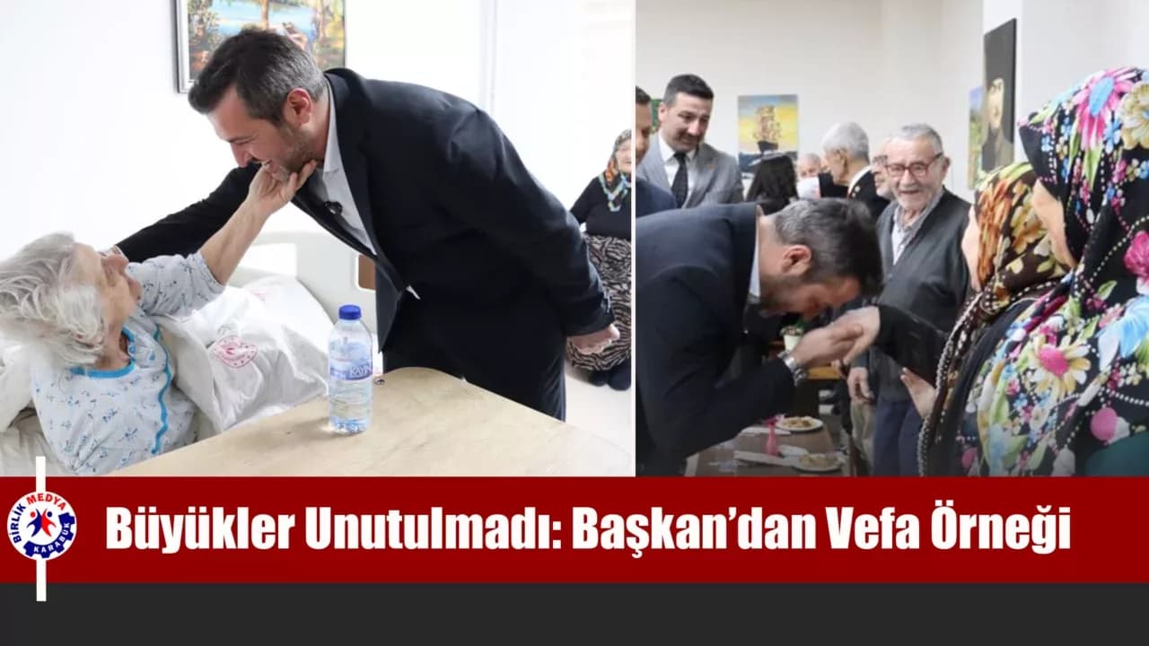 Başkan Çetinkaya’dan yaşlılara "vefa" ziyareti