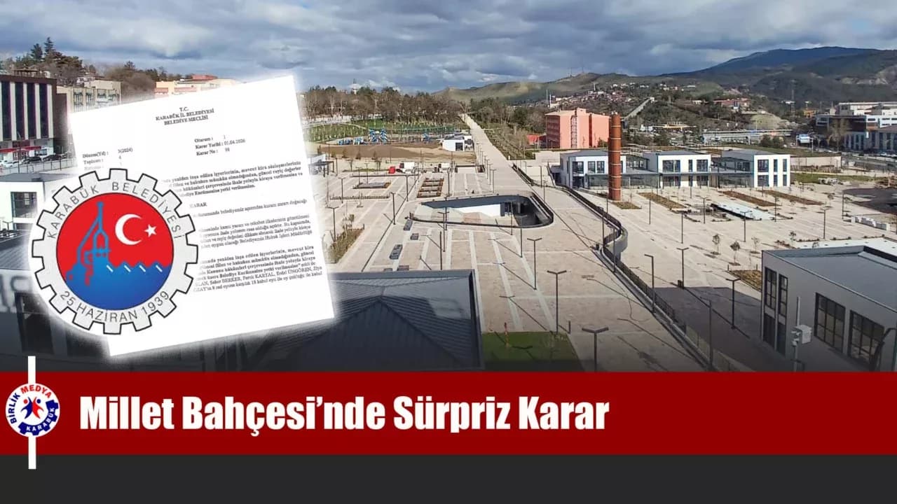 Karabük Belediyesi'nden Millet Bahçesi’nde Yeni Dönem