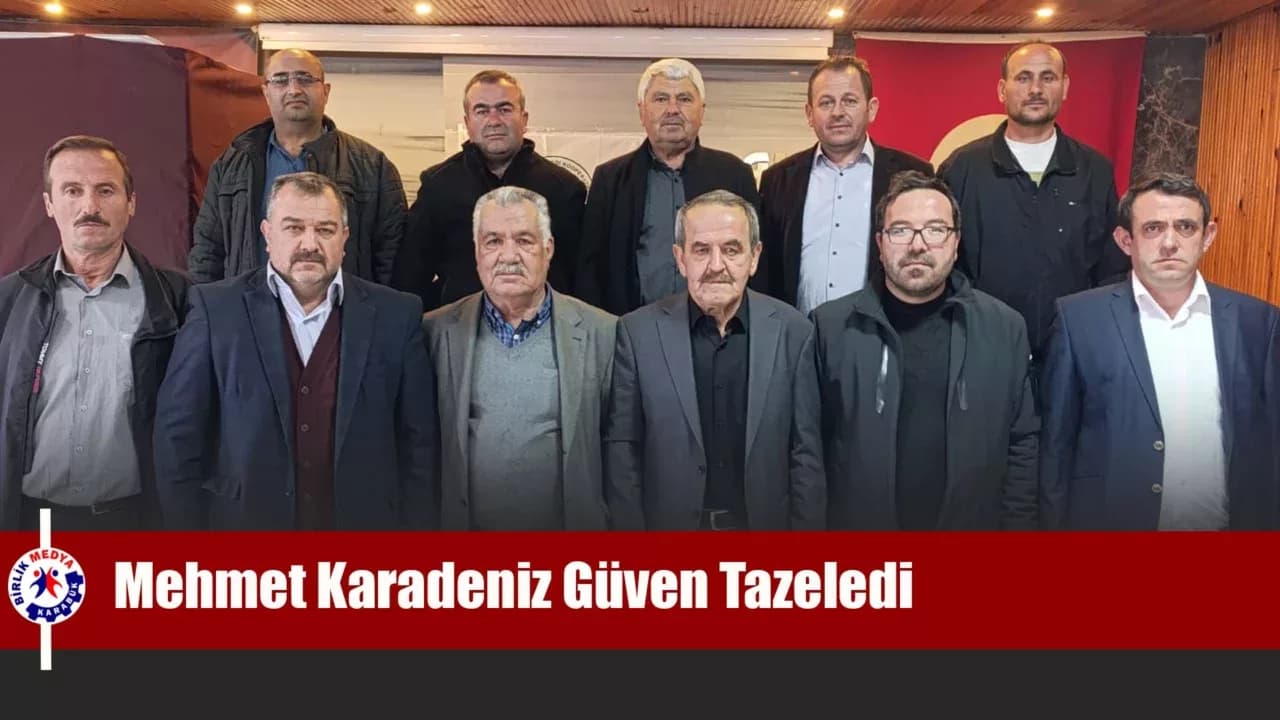 Mehmet Karadeniz Güven Tazeledi