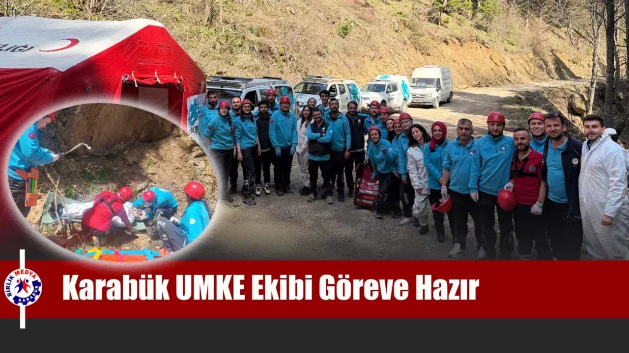 Karabük UMKE’de Yeni Gönüllüler Sahaya Hazır