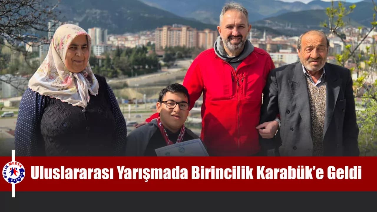 Karabüklü Öğrenci Uluslararası Öykü Yarışmasında Birinci Oldu