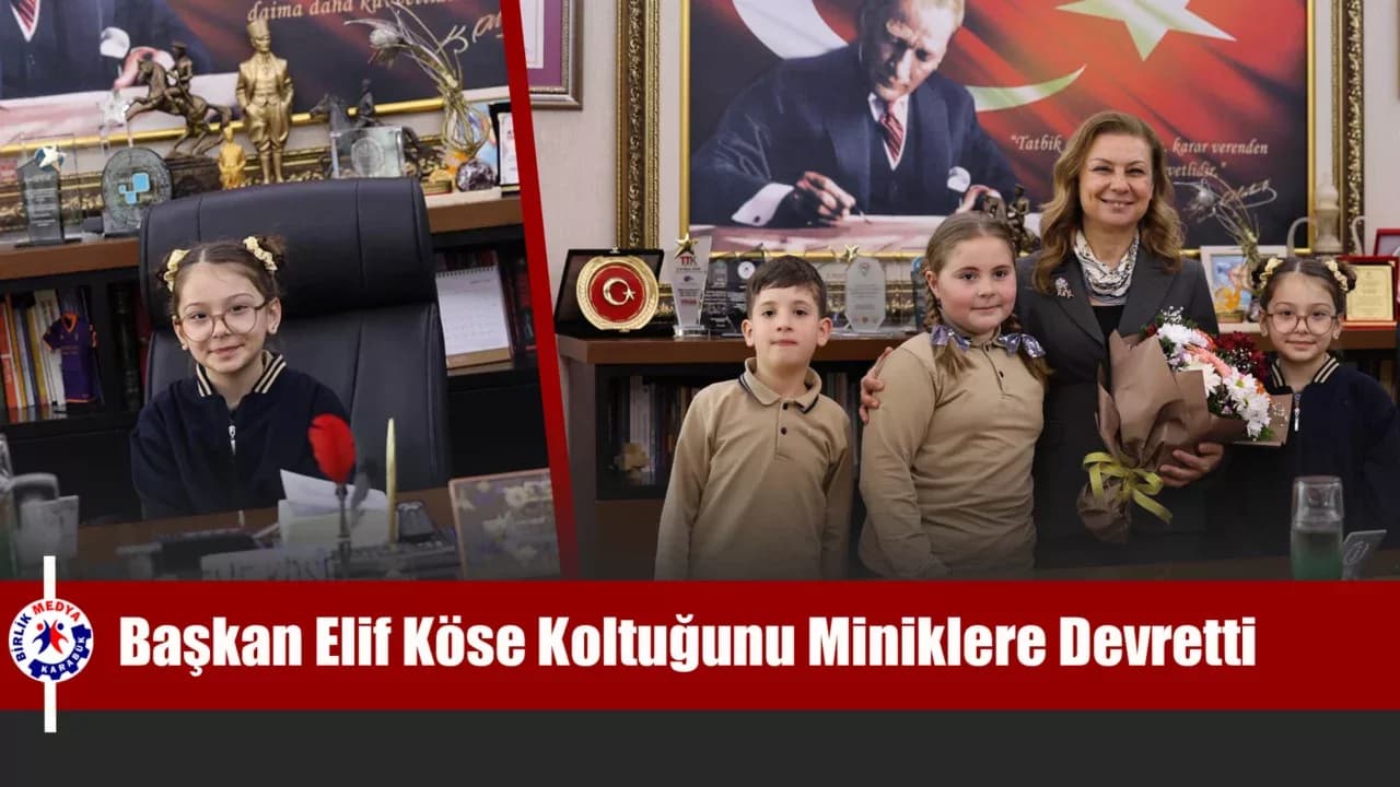 Safranbolu Belediye Başkanı Elif Köse Koltuğunu Miniklere Devretti