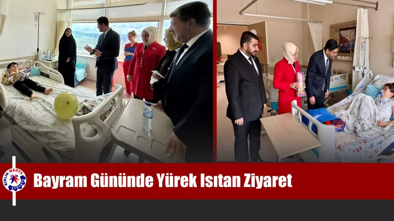 AK Parti Karabük Heyeti’nden Tedavi Gören Çocuklara 23 Nisan Ziyareti