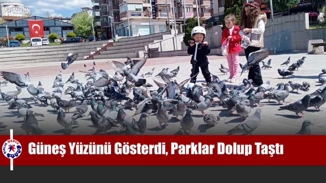 Karabük'e Özlenen Güneş Geldi, Vatandaş Açık Alanları Tercih Etti