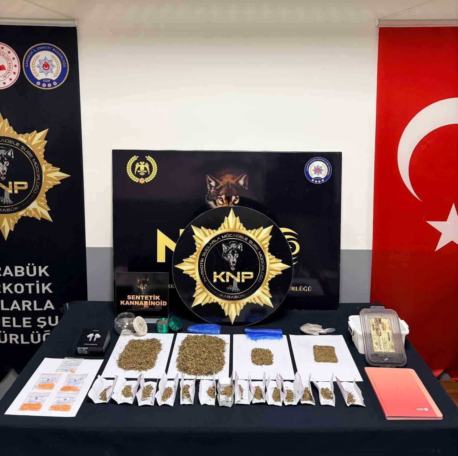 Karabük’te narkotik operasyonları: 4 kişi tutuklandı