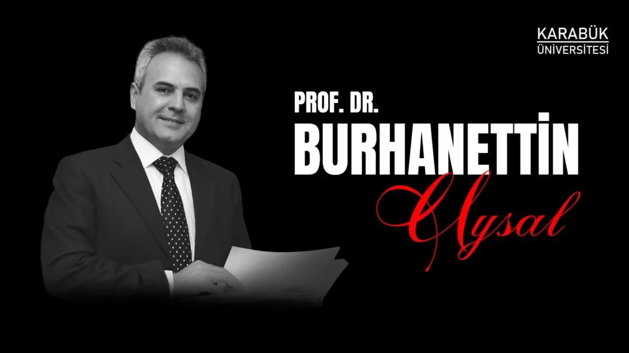 KBÜ Rektörü Prof. Dr. Fatih Kırışık, Kurucu Rektör Burhanettin Uysal’ı Andı