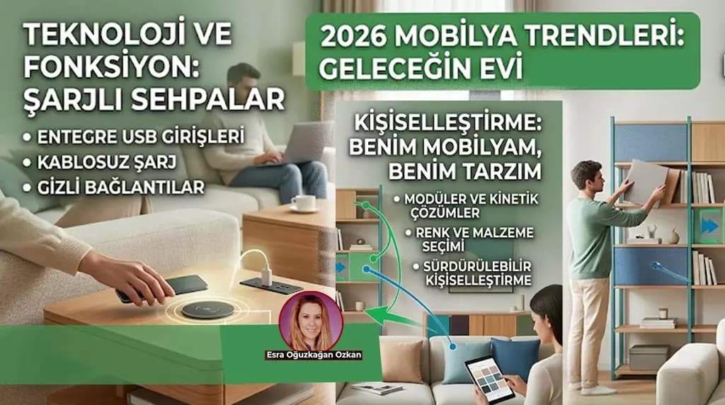 2026 Mobilya Modası: Hem Akıllı Hem Çevreci