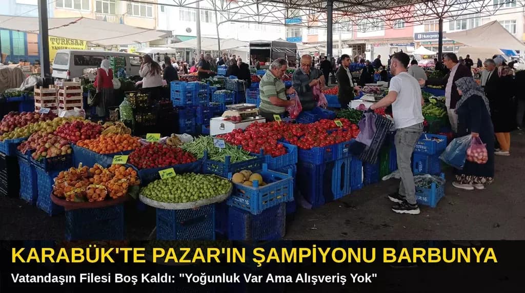 Karabük'te halk pazarı cep yaktı