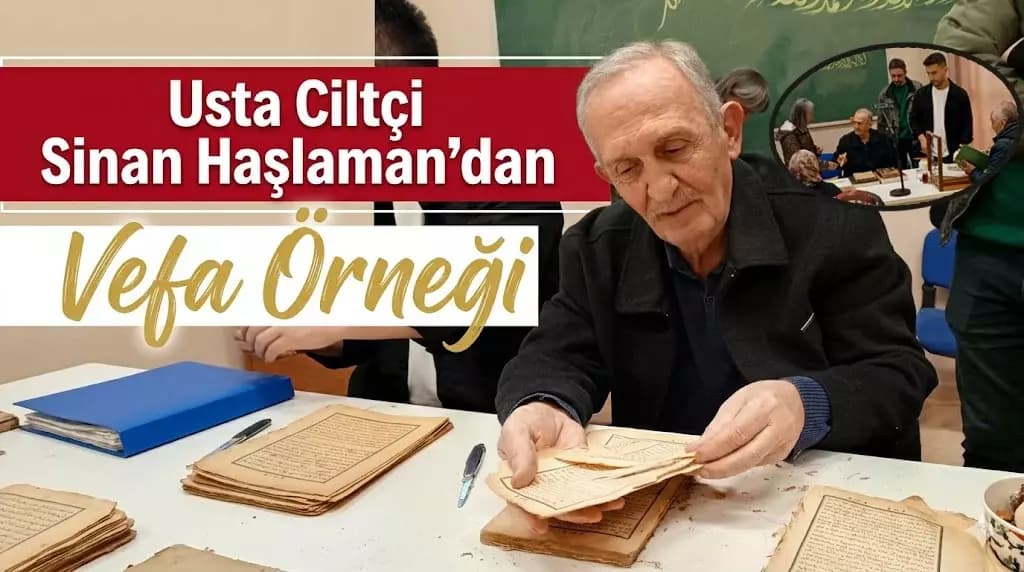 Karabük’ün Son Mücellidi Yarım Asırlık Emanetini Üniversiteye Bağışladı