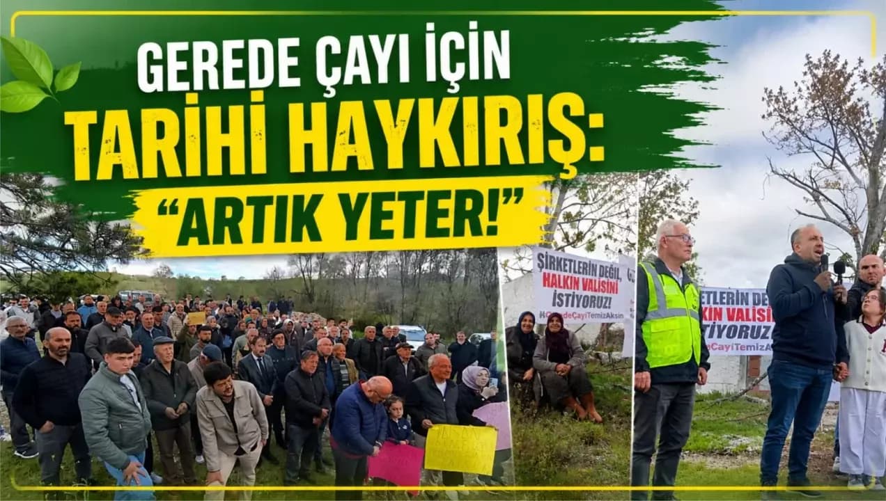 Gerede Çayı’nda Sabır Taştı