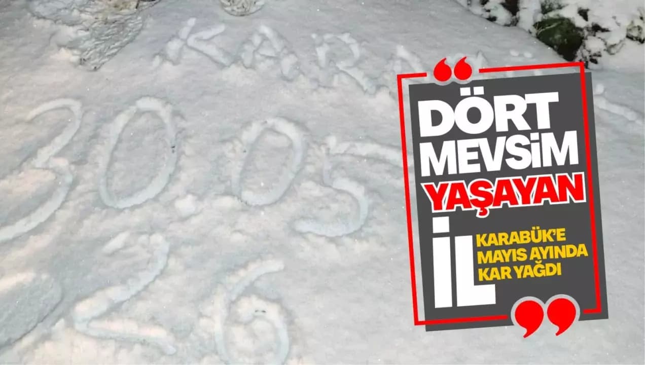 Mayısın Son Gününde Kış Geri Döndü