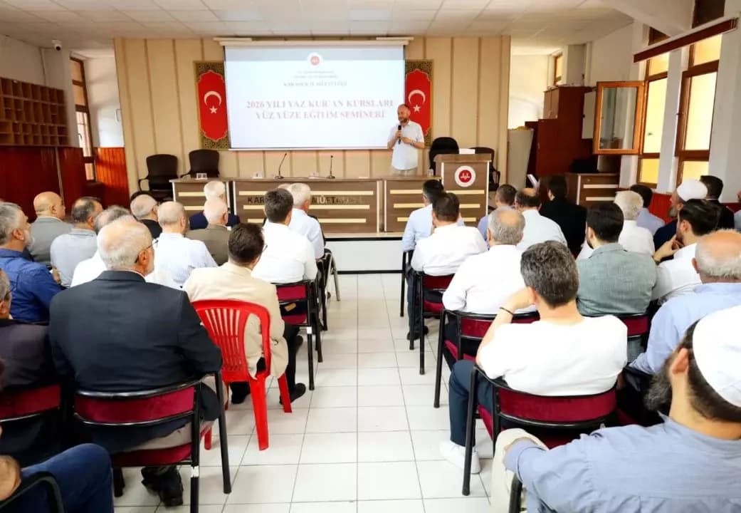 2026 Yaz Kur'an kursları seminerleri düzenlendi