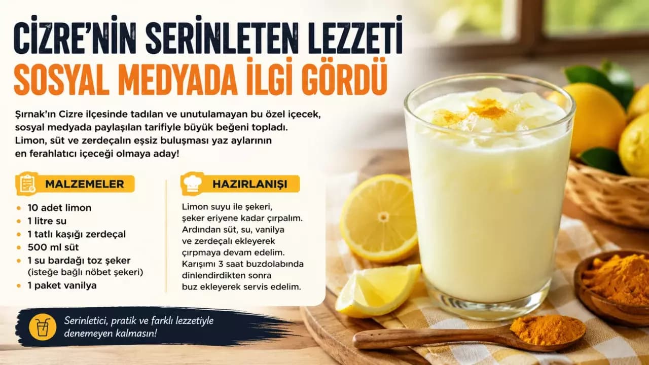Cizre'nin Serinleten Lezzeti Sosyal Medyada İlgi Gördü