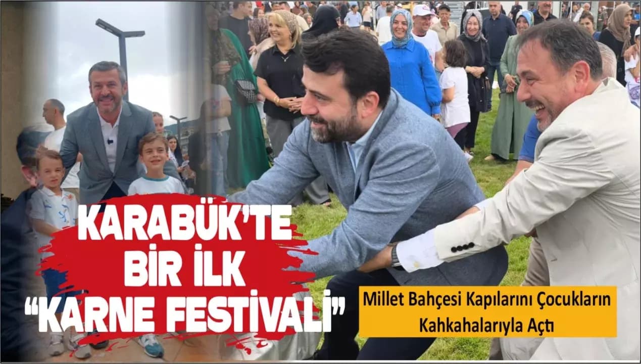 Karabük'te Bir İlk: Karne Festivali