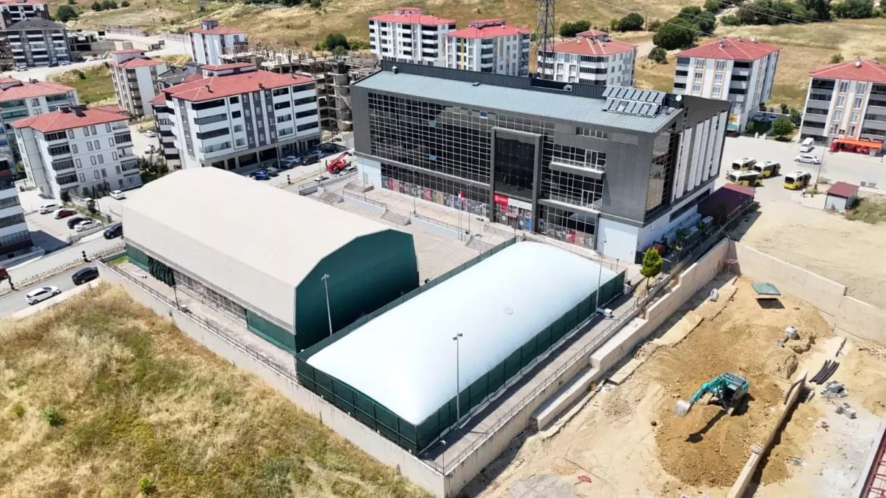 Karabük'te Balon Kort Hizmete Alındı