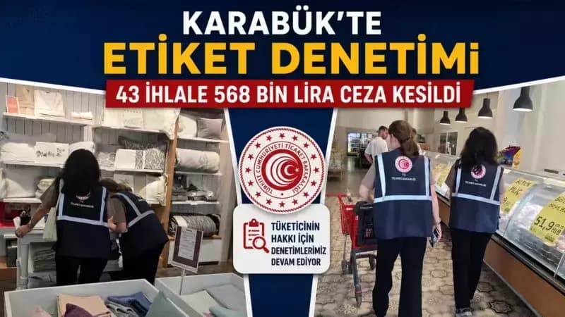 Karabük’te 568 Bin Lira Ceza Kesildi