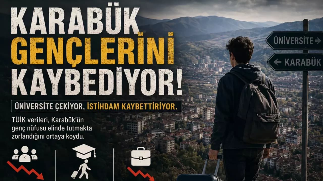 KARABÜK GENÇLERİNİ KAYBEDİYOR!