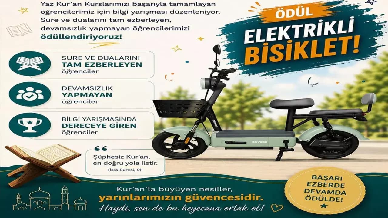 Safranbolu'da Yaz Kur'an Kursları bilgi yarışması düzenleniyor