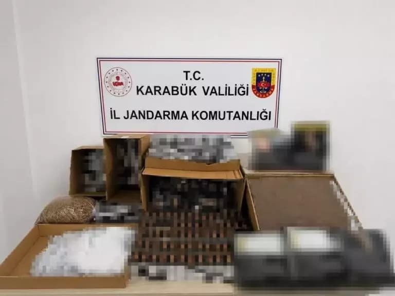 Karabük'te Uyuşturucu ve Kaçak Tütün Operasyonu