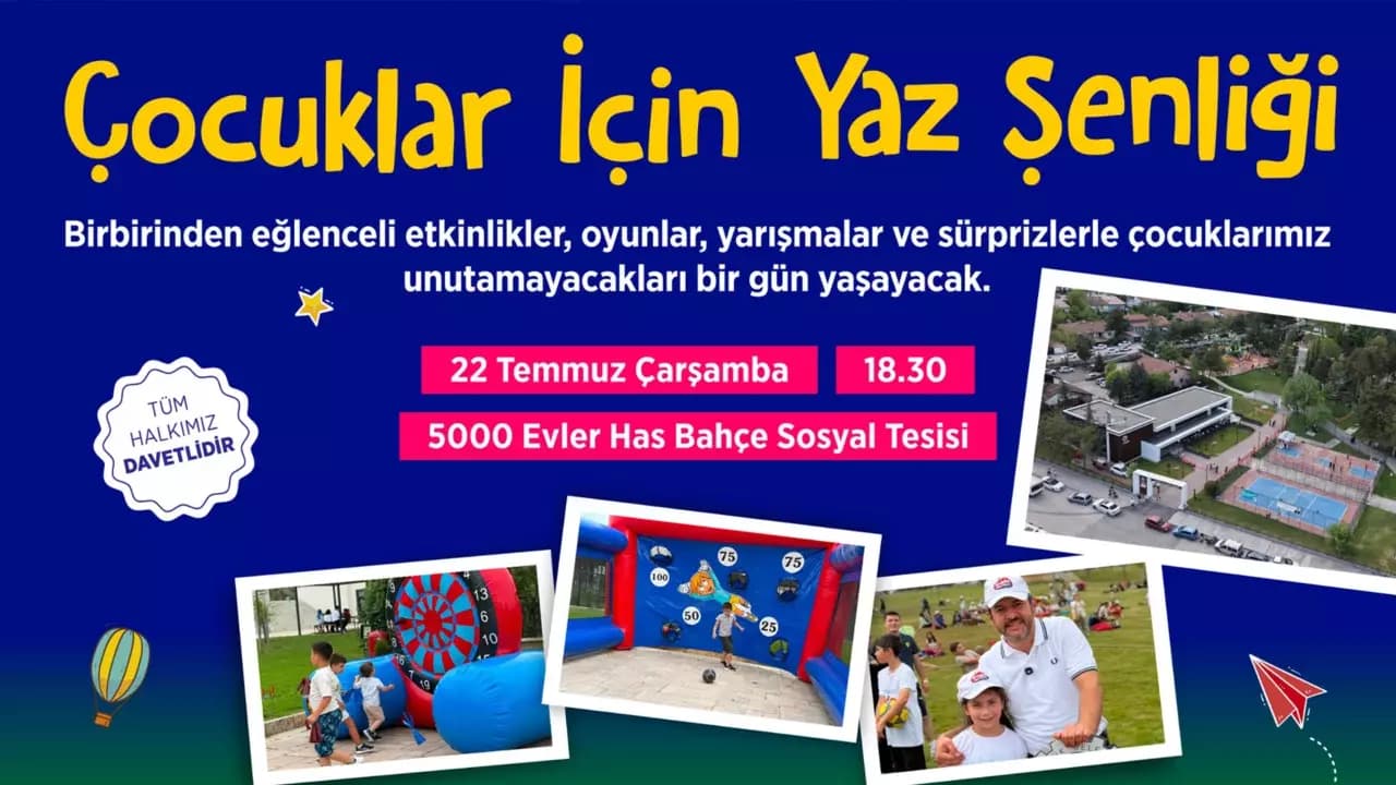 Karabük Belediyesi'nden Çocuklara Yaz Eğlencesi Has Bahçe'de Devam Edecek